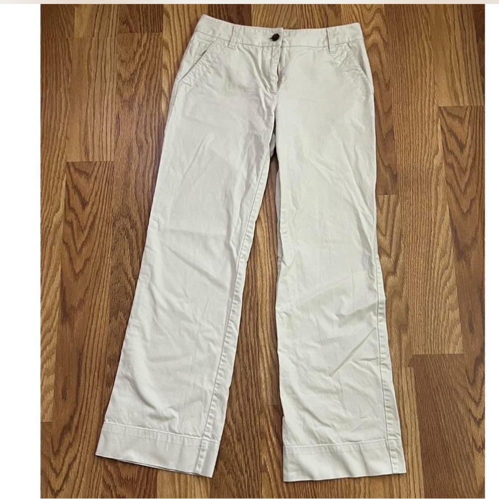 Light Khaki Wide-Leg Pants